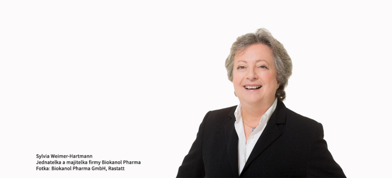 Silvia Weimer-Hartmann, die Geschäftsführerin und Inhaberin von Biokanol Pharma