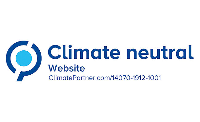 Logo webových stránek Climate Neutral